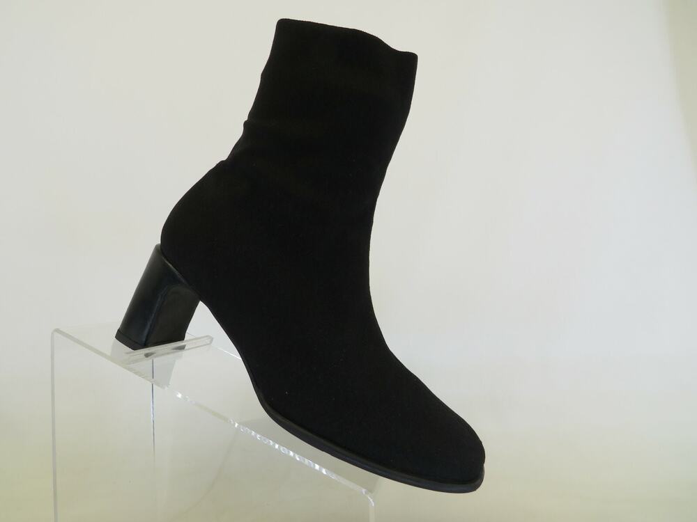 Naturalizer Womens Black Zip Fashion Ankle Boots Bootie Size 9 M